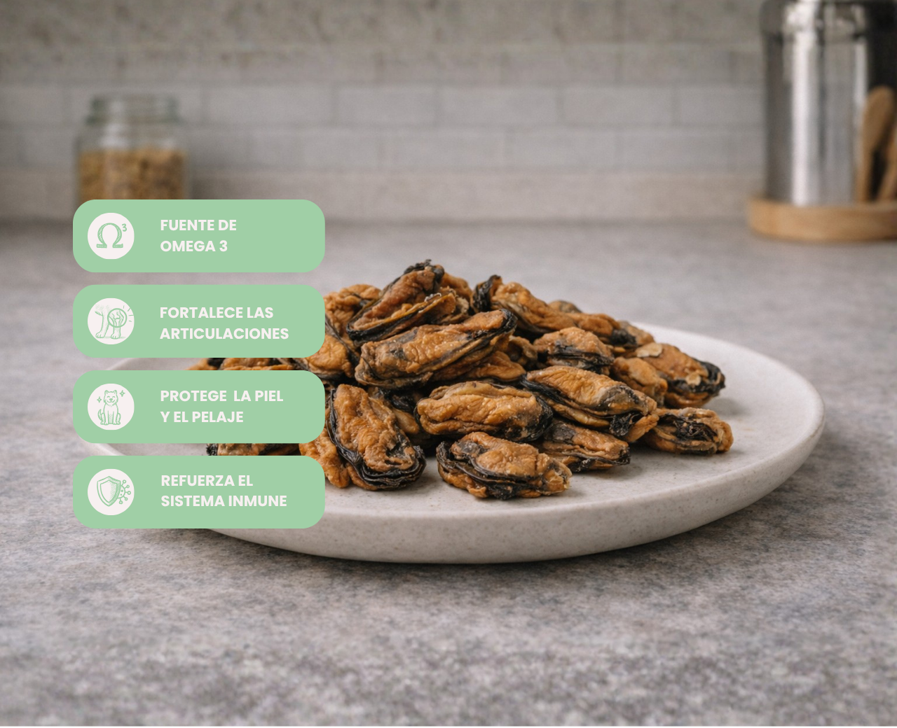 Mejillón de labio verde