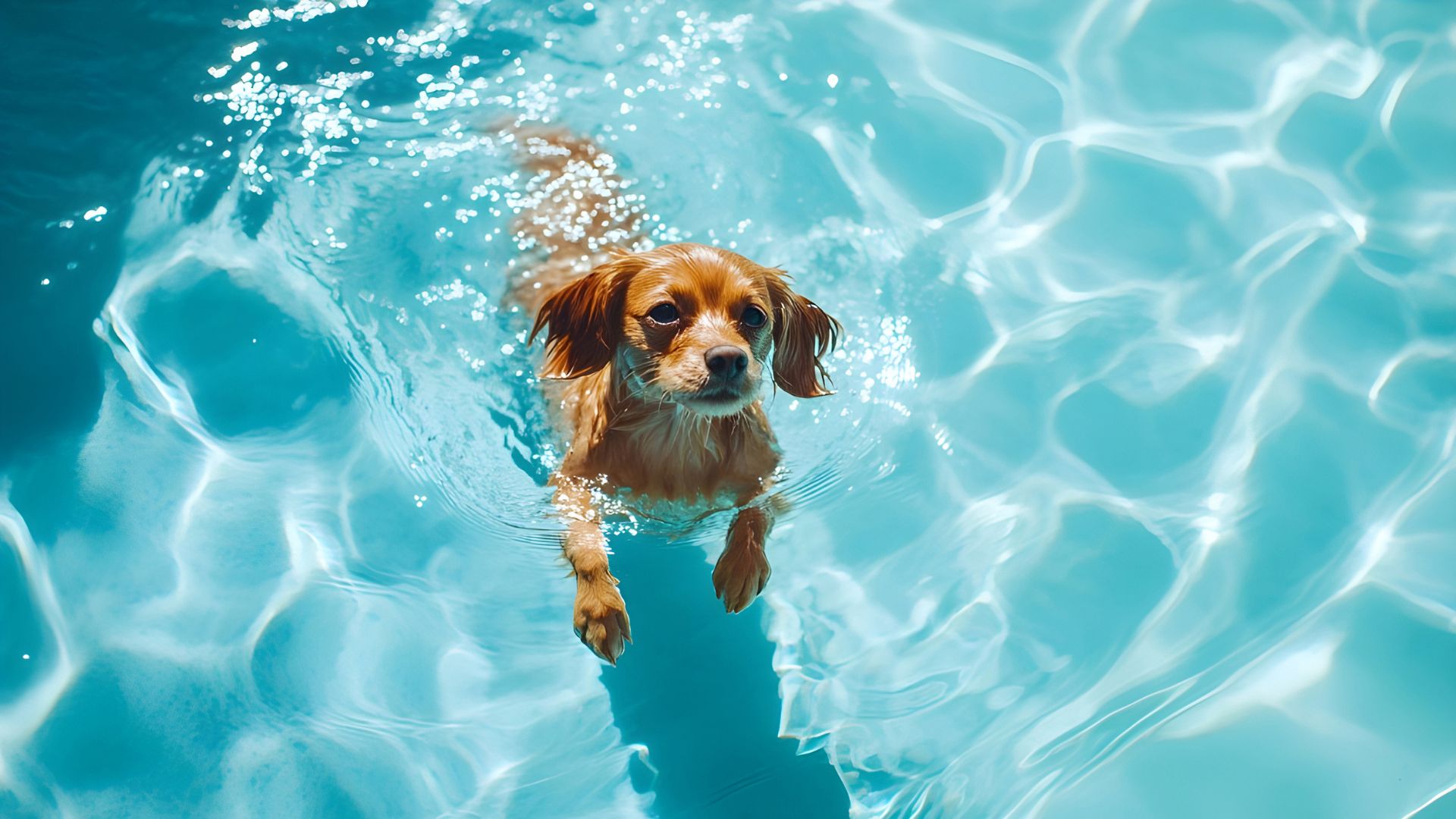¿Puede un perro bañarse en la playa o en la piscina?