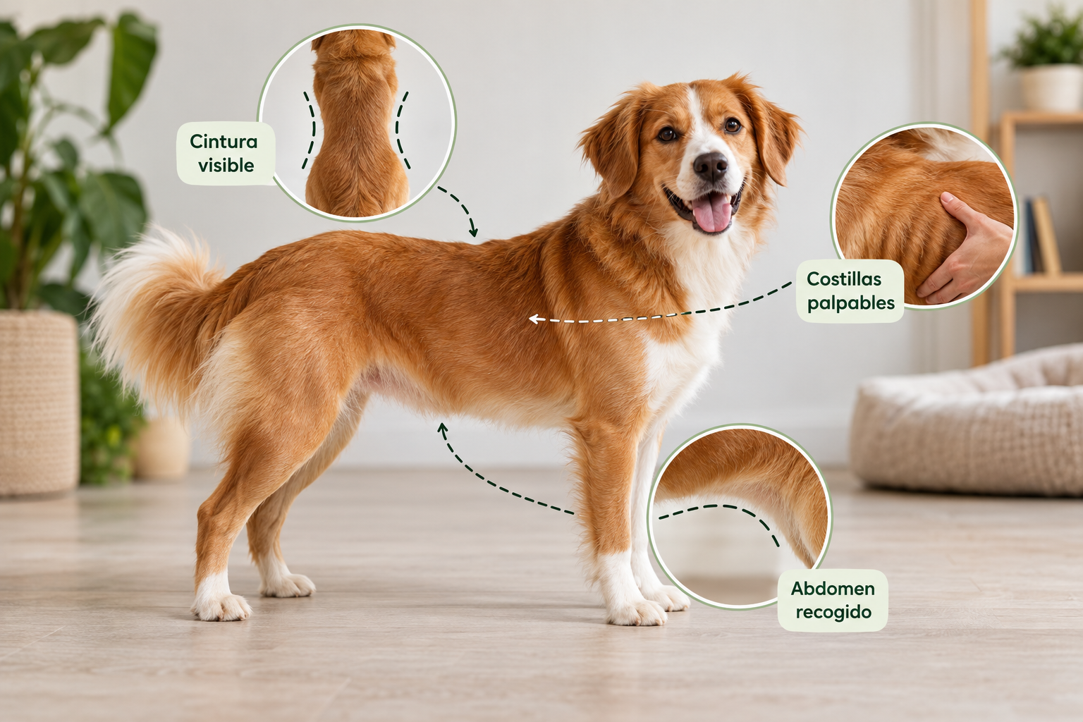 Cómo saber si tu perro está en su peso ideal